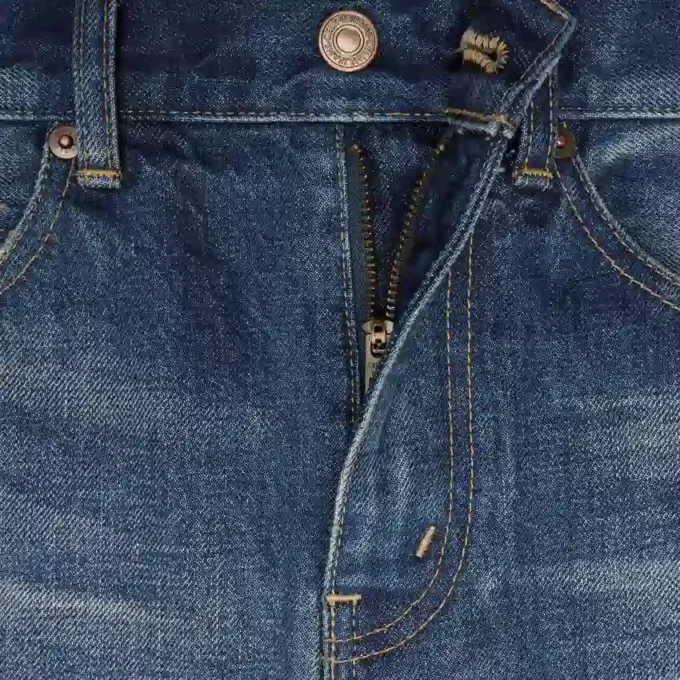 Falda midi en denim lavado Dark Union Falda midi en denim lavado Dark Union