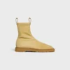 Botas Flow con cremallera en ante elástico de piel de cordero