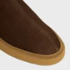 Flow – Bota con cremallera en piel de cordero de ante elástica Flow – Bota con cremallera en piel de cordero de ante elástica