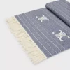 Fouta Triomphe de algodón a rayas