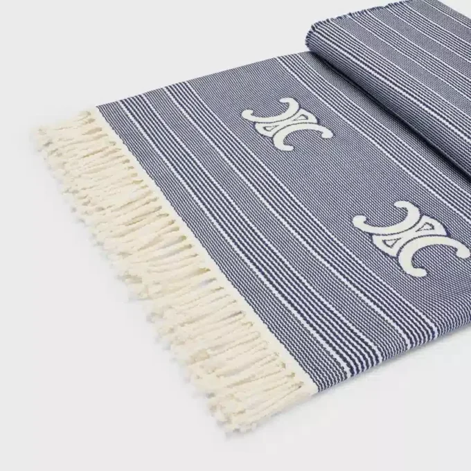 Fouta Triomphe de algodón a rayas