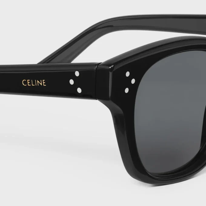 Gafas de sol con montura negra 42 en acetato Gafas de sol con montura negra 42 en acetato