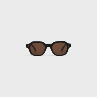 Gafas de sol con montura negra 60 de acetato