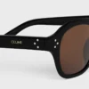 Gafas de sol con montura negra 60 de acetato Gafas de sol con montura negra 60 de acetato