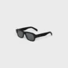 Gafas de sol con montura negra 61 de acetato Gafas de sol con montura negra 61 de acetato