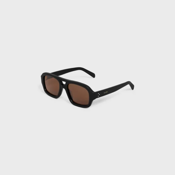 Gafas de sol con montura negra 62 de acetato Gafas de sol con montura negra 62 de acetato