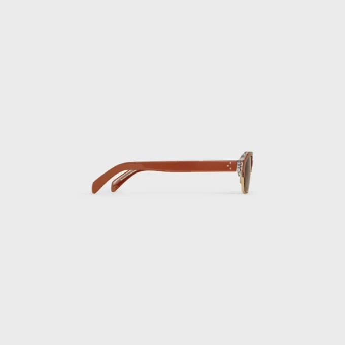 Gafas de sol con montura negra 63 de acetato y metal Gafas de sol con montura negra 63 de acetato y metal