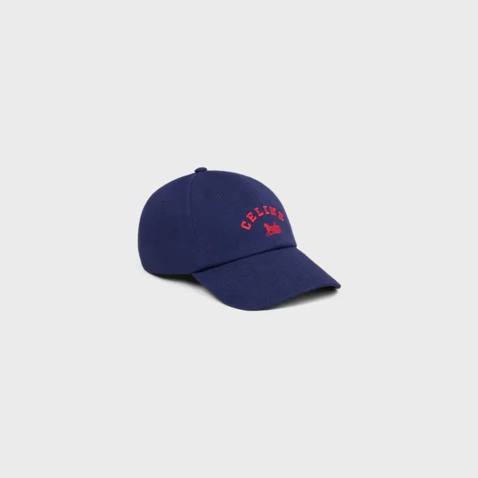 Gorra CELINE Richelieu en sarga de algodón