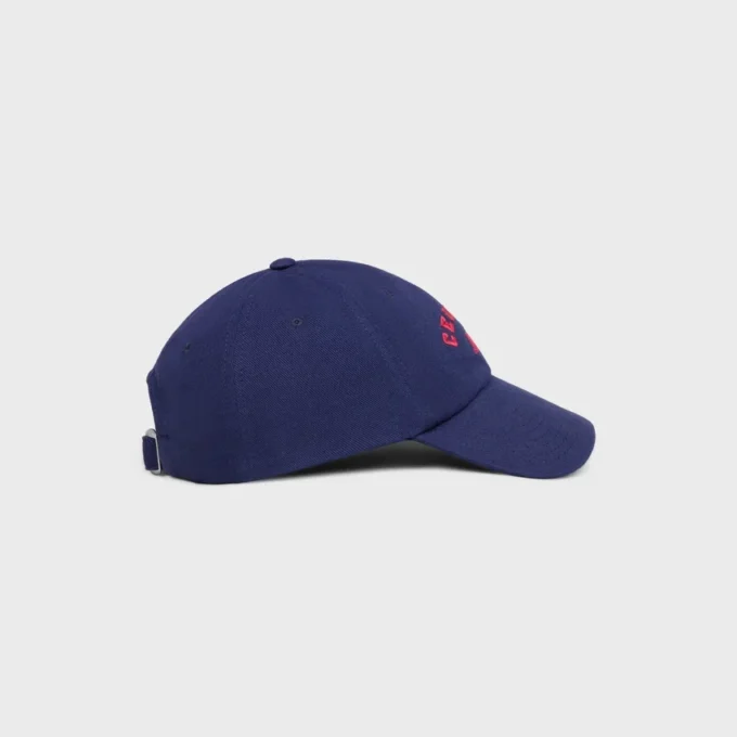 Gorra CELINE Richelieu en sarga de algodón