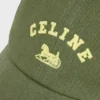 Gorra CELINE Richelieu en sarga de algodón Gorra CELINE Richelieu en sarga de algodón