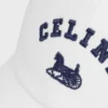 Gorra CELINE Richelieu en sarga de algodón Gorra CELINE Richelieu en sarga de algodón