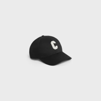 Gorra de béisbol con inicial en algodón