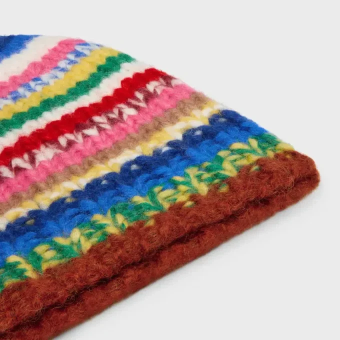 Gorro de alpaca Mouline y lana Gorro de alpaca Mouline y lana