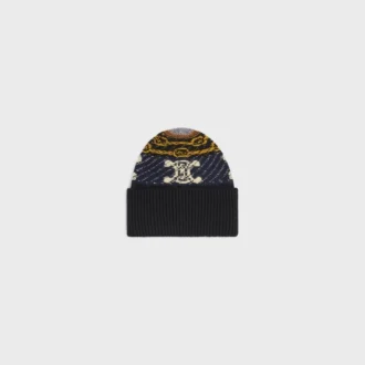 Gorro de cachemira jacquard
