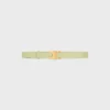 Hebilla Triomphe de metal y correa reversible de 25 mm en piel de becerro lisa y granulada Hebilla Triomphe de metal y correa reversible de 25 mm en piel de becerro lisa y granulada