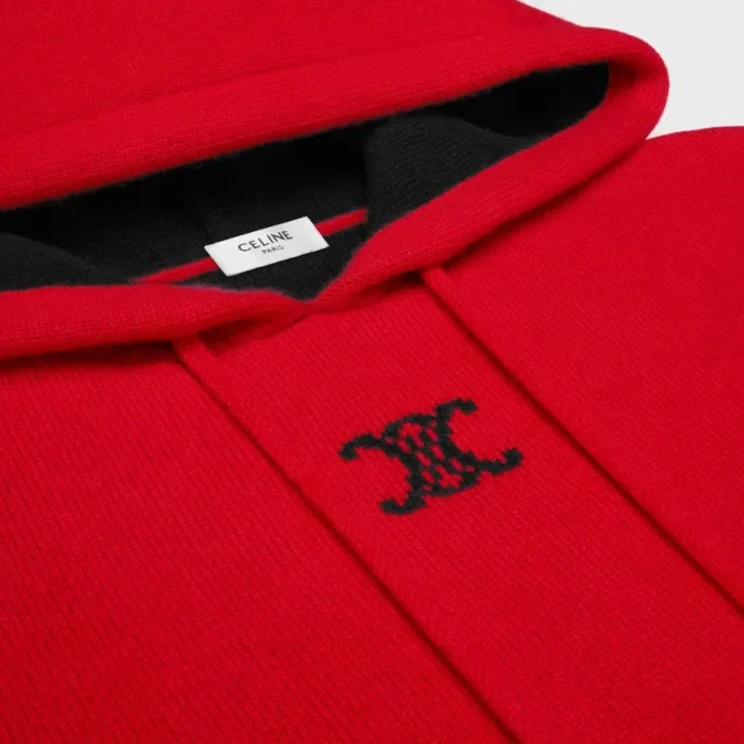 Jersey con capucha de cachemira Jersey con capucha de cachemira