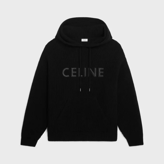 Jersey con capucha de CELINE en lana Monochroms Jersey con capucha de CELINE en lana Monochroms