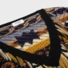 Jersey con cuello en V de cachemira jacquard Jersey con cuello en V de cachemira jacquard