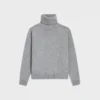 Jersey de cuello alto de cachemira sin costuras