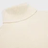 Jersey de cuello alto de cachemira sin costuras