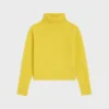Jersey de cuello alto de lana Shetland Jersey de cuello alto de lana Shetland