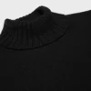 Jersey de cuello alto de lana y cachemira