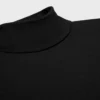 Jersey de cuello alto en jersey de algodón deportivo Jersey de cuello alto en jersey de algodón deportivo