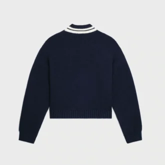Jersey de cuello en V de cachemira