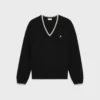 Jersey de cuello en V Triomphe de lana Jersey de cuello en V Triomphe de lana