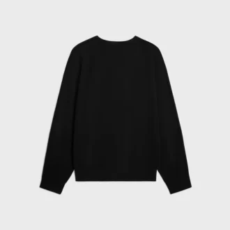 Jersey de cuello redondo de algodón
