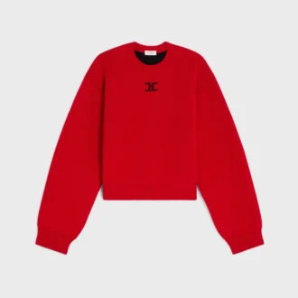 Jersey de cuello redondo de cachemira