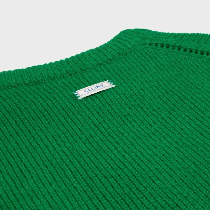 Jersey de cuello redondo de cachemira Jersey de cuello redondo de cachemira