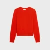 Jersey de cuello redondo de lana Jersey de cuello redondo de lana