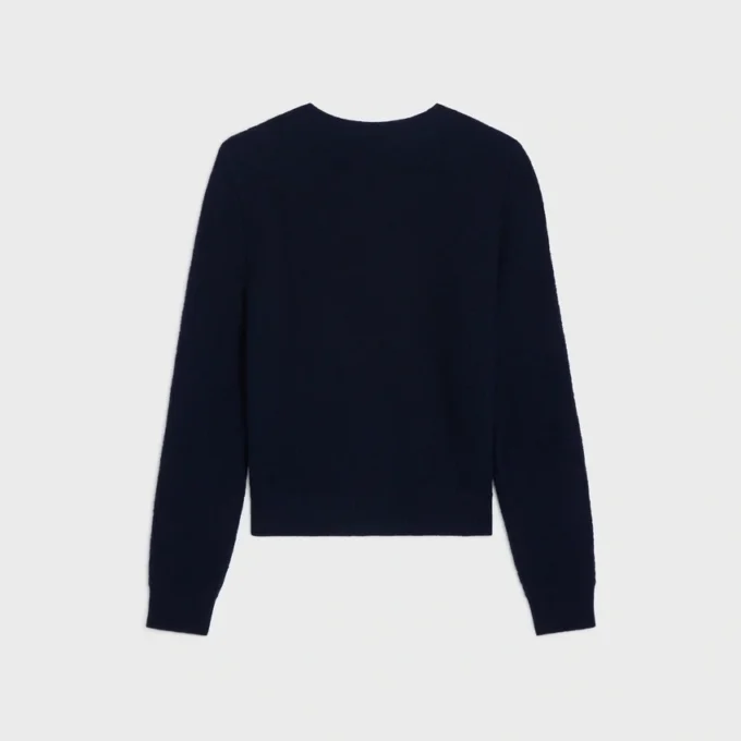Jersey de cuello redondo de lana Jersey de cuello redondo de lana