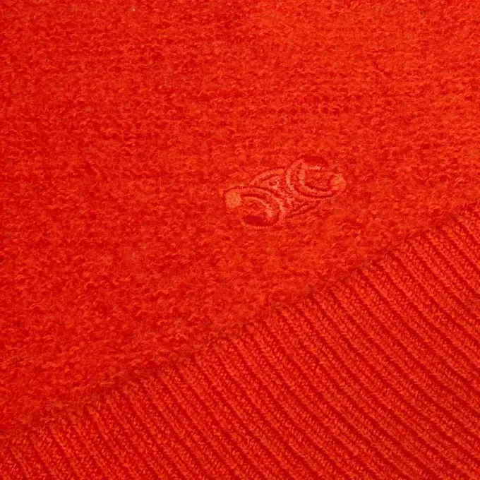Jersey de cuello redondo de lana Jersey de cuello redondo de lana