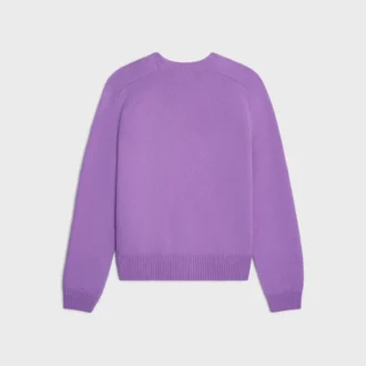Jersey de cuello redondo de lana y cachemira