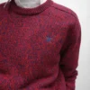 Jersey de cuello redondo de lana y cachemira Jersey de cuello redondo de lana y cachemira