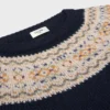 Jersey de cuello redondo en lana Fair Isle Triomphe Jersey de cuello redondo en lana Fair Isle Triomphe