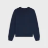 Jersey de cuello redondo en lana fina