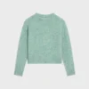 Jersey de cuello redondo en lana Shetland Jersey de cuello redondo en lana Shetland