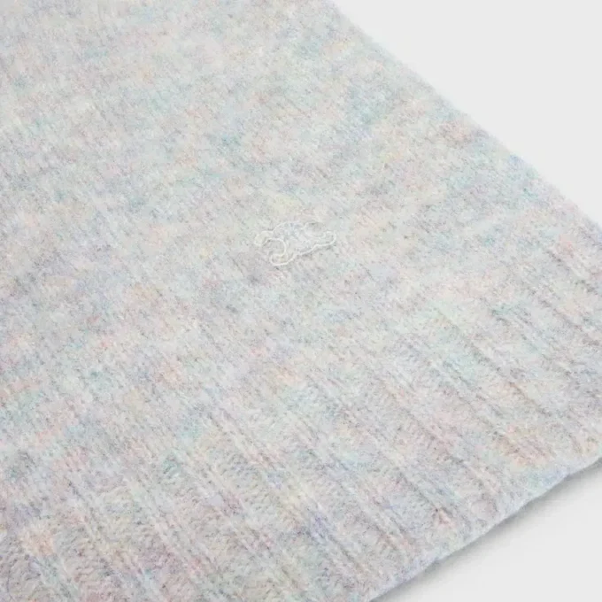 Jersey de cuello redondo en lana Shetland Jersey de cuello redondo en lana Shetland