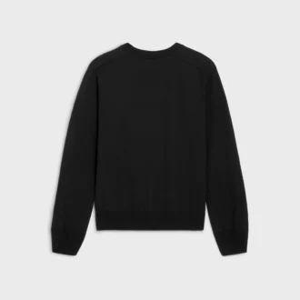 Jersey de cuello redondo Triomphe en lana Jersey de cuello redondo Triomphe en lana