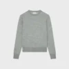 Jersey de cuello redondo Triomphe en lana fina Jersey de cuello redondo Triomphe en lana fina