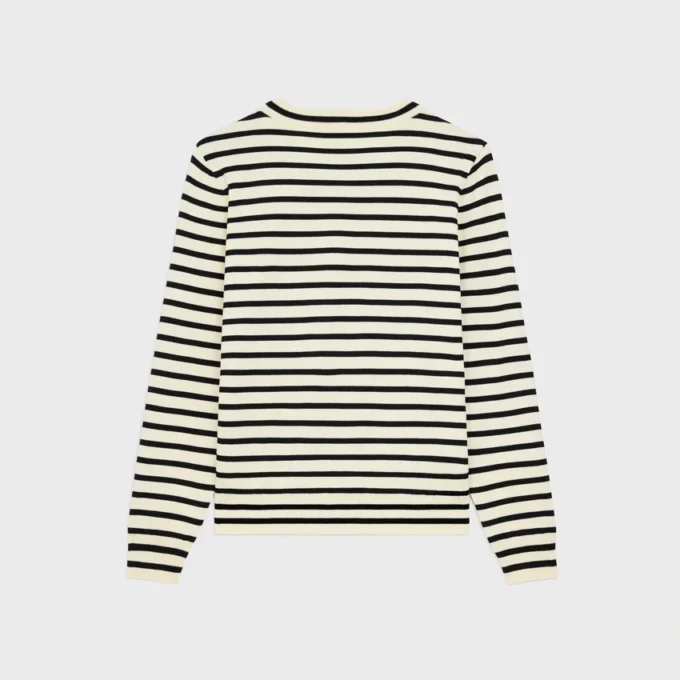 Jersey marinero de cuello redondo Triomphe en lana Jersey marinero de cuello redondo Triomphe en lana