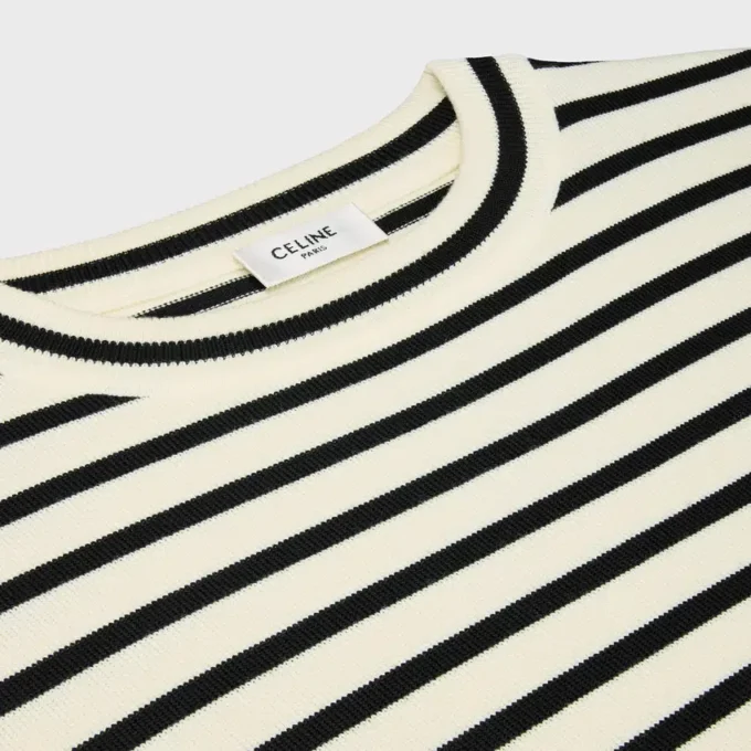 Jersey marinero de cuello redondo Triomphe en lana Jersey marinero de cuello redondo Triomphe en lana