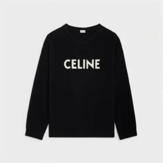 Jersey oversize CELINE de lana acanalada Jersey oversize CELINE de lana acanalada