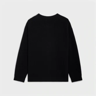 Jersey oversize CELINE de lana acanalada Jersey oversize CELINE de lana acanalada