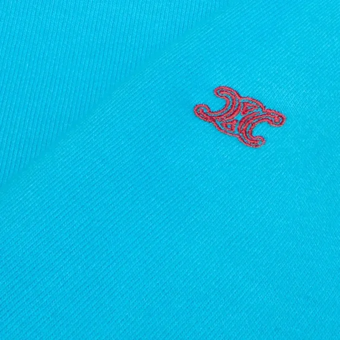 Jersey oversize de cuello redondo en felpa de algodón