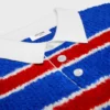 Jersey polo de algodón cepillado a rayas Jersey polo de algodón cepillado a rayas