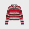 Jersey polo de alpaca Mouline y lana Jersey polo de alpaca Mouline y lana